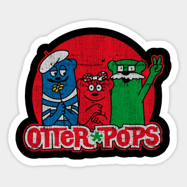 Vintage Otter Pops Sticker by western.dudeooles